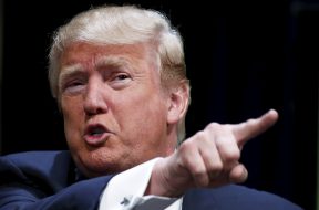 U.S. Republican presidential candidate Donald Trump speaks at the Family Leadership Summit in Ames, Iowa, United States, July 18, 2015. REUTERS/Jim Young   - RTX1KTWT